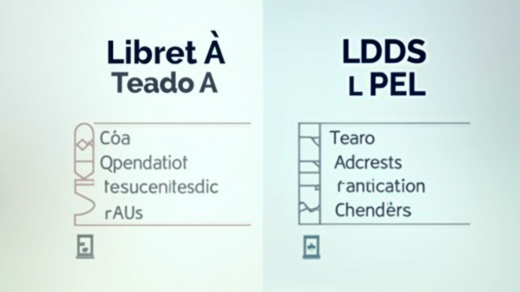 Comparaison visuelle entre le Livret A et le LDDS avec leurs caractéristiques respectives