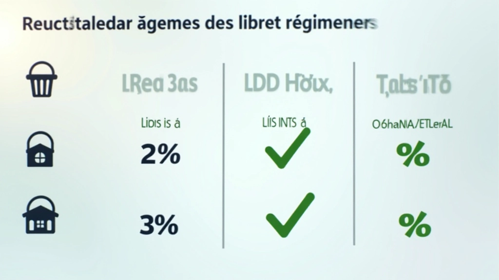 Représentation graphique des avantages fiscaux des livrets réglementés