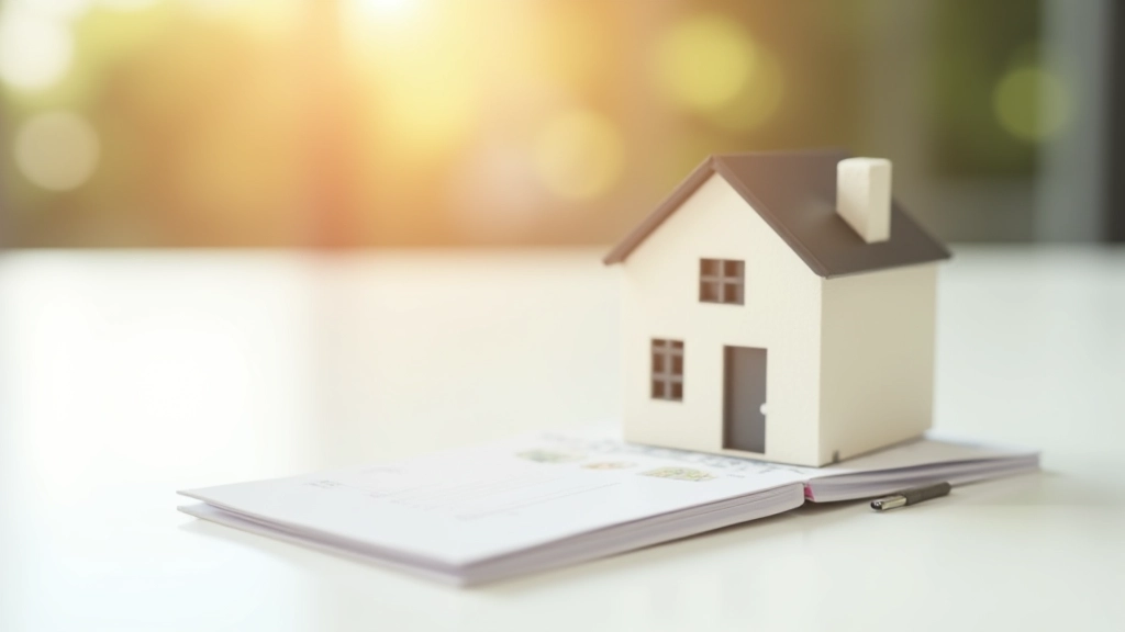 Modèle miniature d'une maison à côté d'un livret PEL, symbolisant l'objectif immobilier du compte